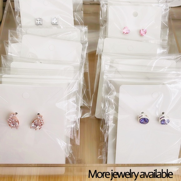 Swarovski Blue Heart Necklace - Picture 8 of 8